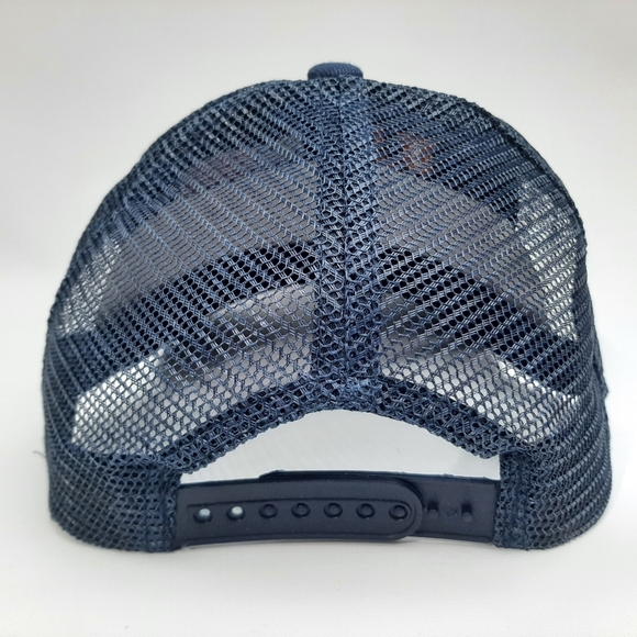 U.S. Air Force Veteran Mesh Snapback Hat Cap Embroidered Blue - Picture 4 of 4